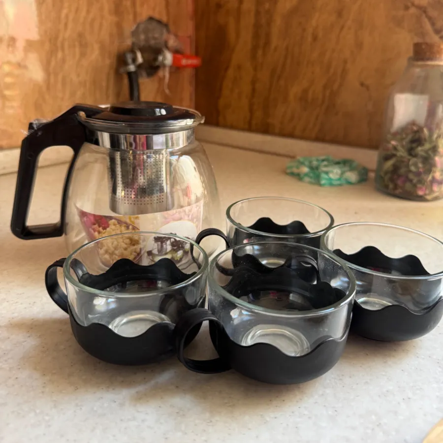 ست قوری و فنجان مسافرتی