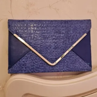 کیف کتابی آبی