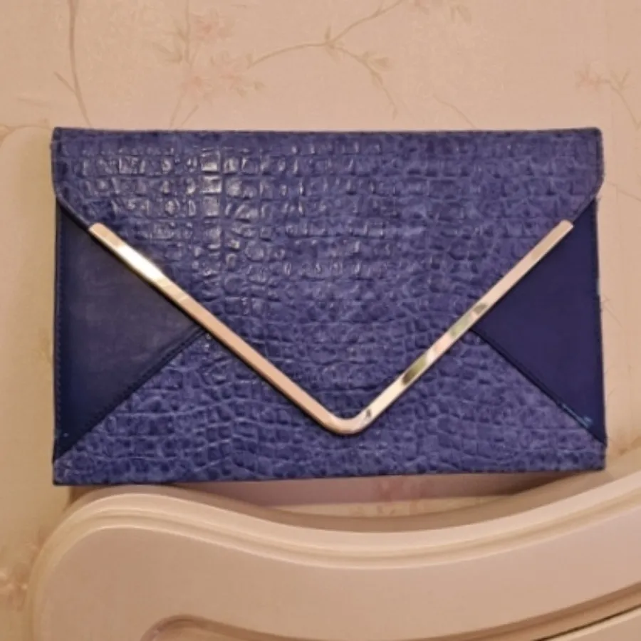 کیف کتابی آبی