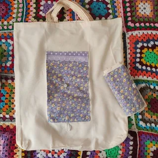 ساک پارچه‌ای خرید تاشو