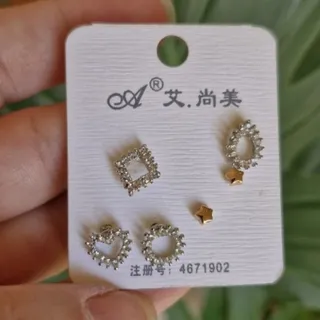 3 جفت گوشواره زنانه میخی