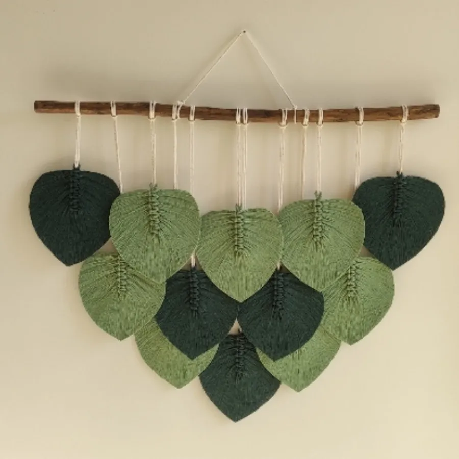 دیوارکوب مکرومه بزرگ?