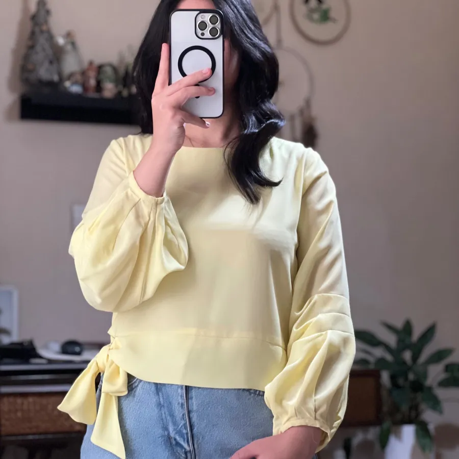 شومیز زرد کره ای