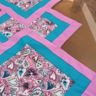 رومیزی چهل تکه دست دوز