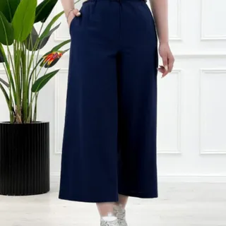 شلوار واید بگ لینن