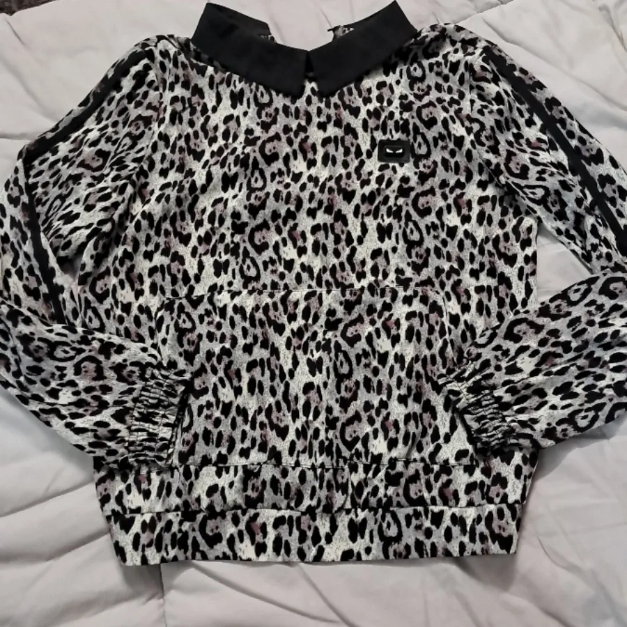 شومیز کرپ پلنگی ترک