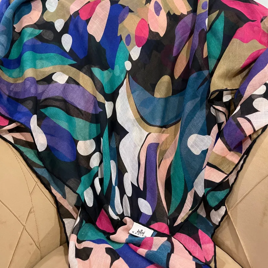 روسری نخی قواره بزرگ