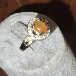 انگشتر نقره جواهری