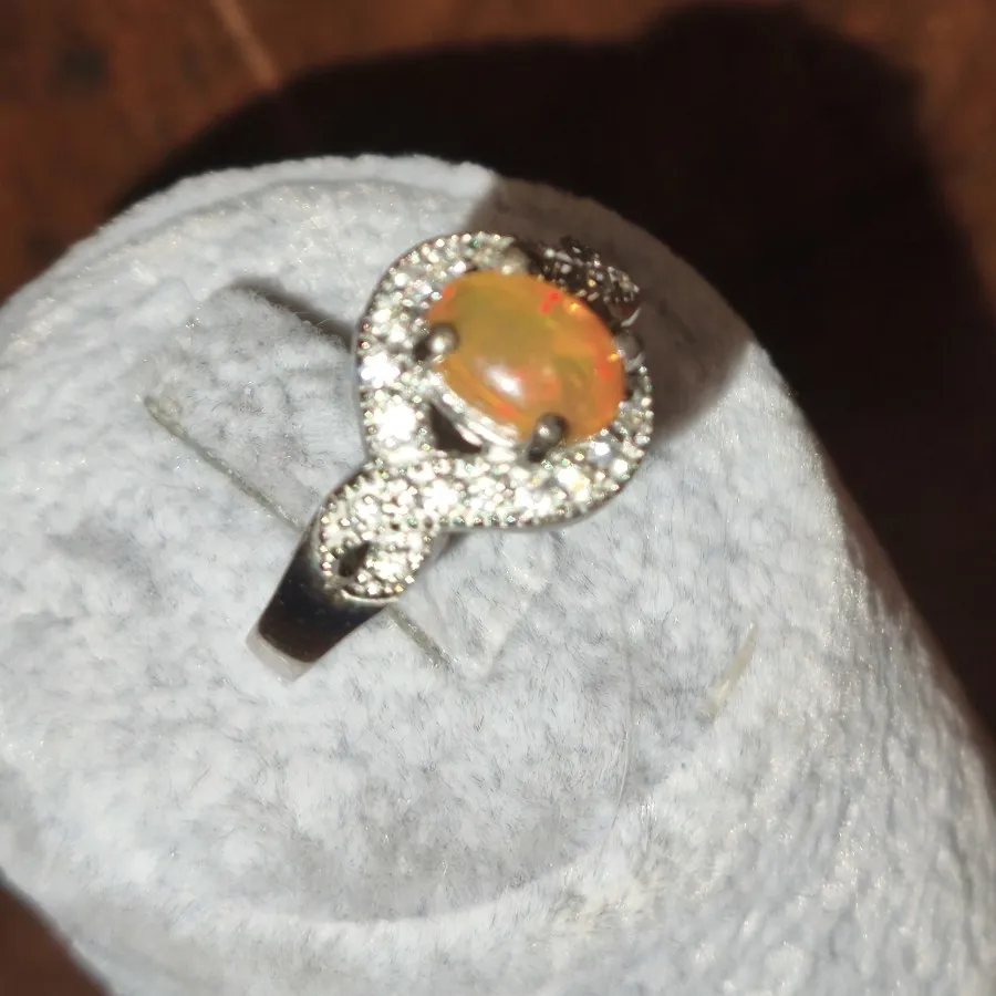 انگشتر نقره جواهری