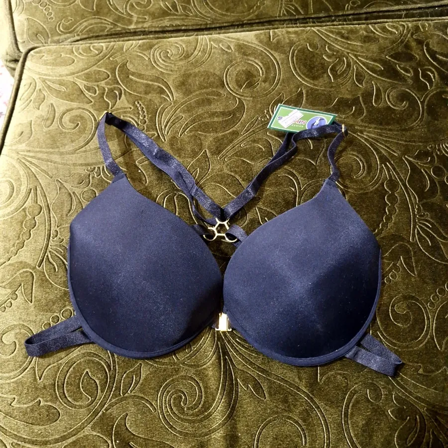 سوتین جلوبازشو بندی مشکی