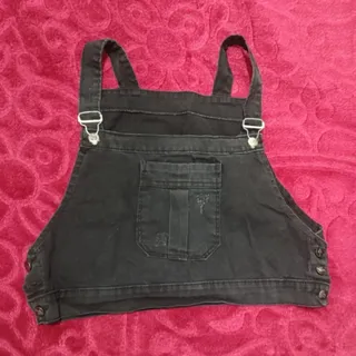 نیم بیلر جین ذغالی