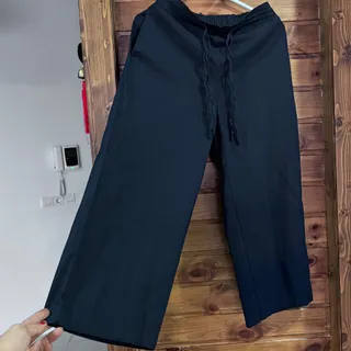 شلوار واید لگ لینن