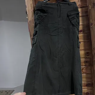 دامن کتان کارگو