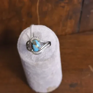 انگشتر نقره فیروزه طبیعی