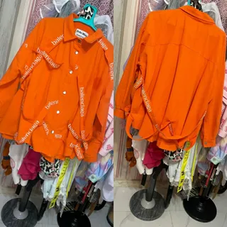 مانتو فشن نارنجی زنانه