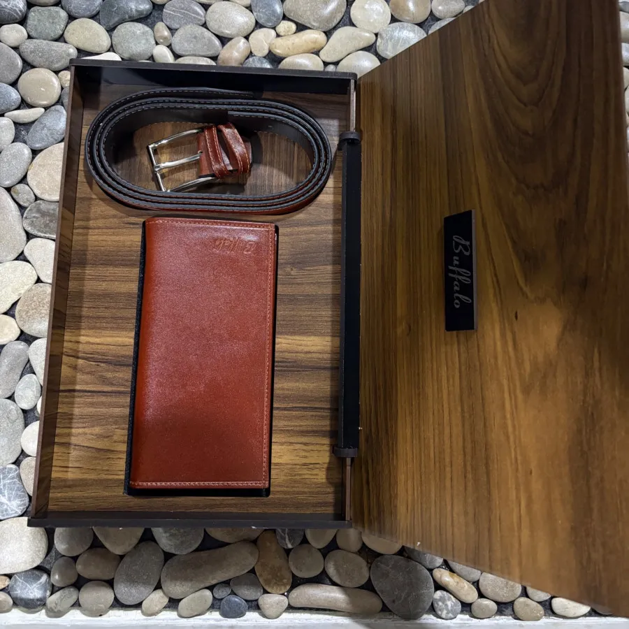 ست هدیه کیف پول و کمربند