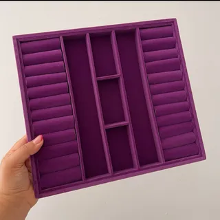 جای جواهرات مخمل شیک