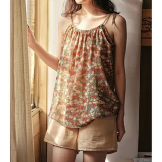 تاپ و شلوارک نخی