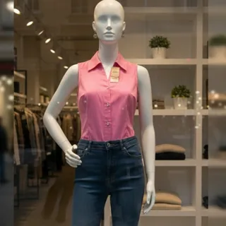 وست  تاپ صورتی نو