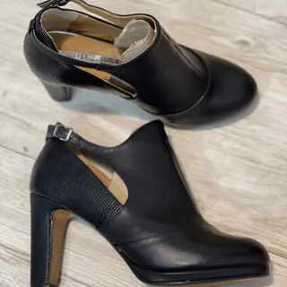 کفش چرم مشکی