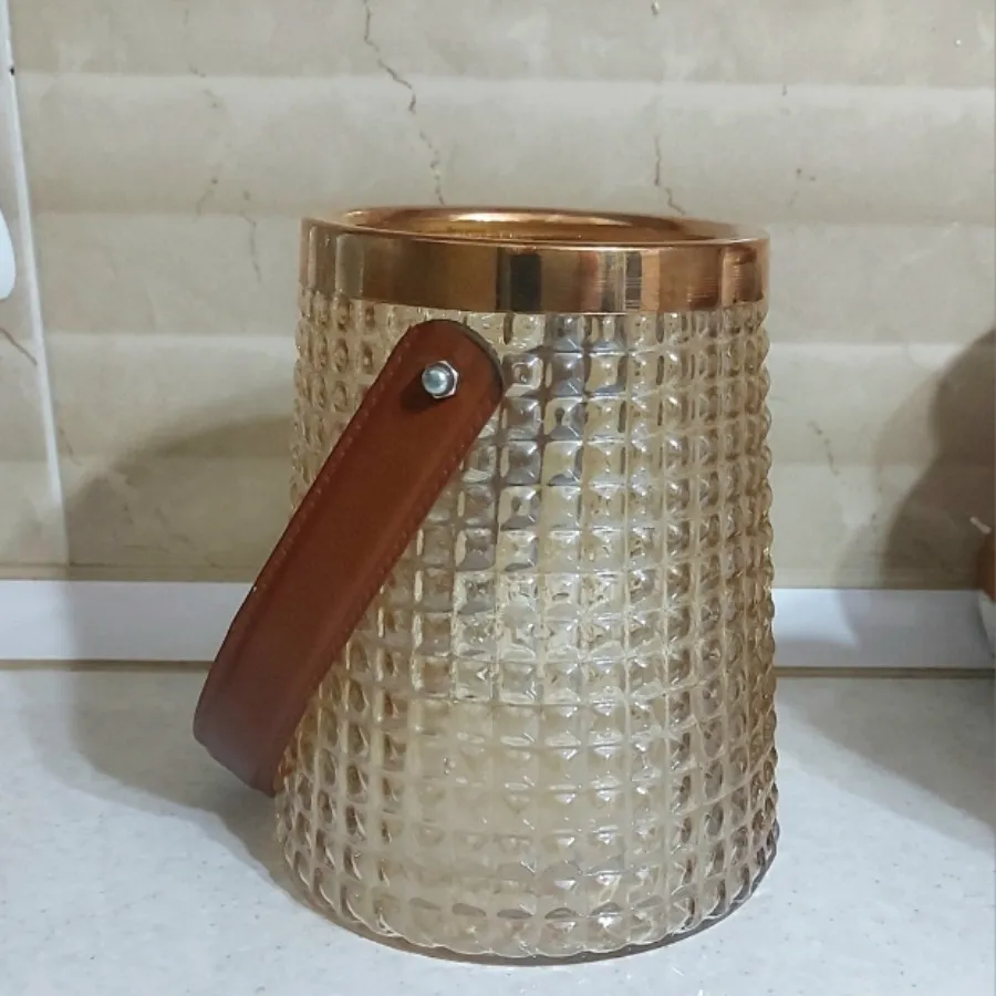 گلدان و یخدان بند چرم