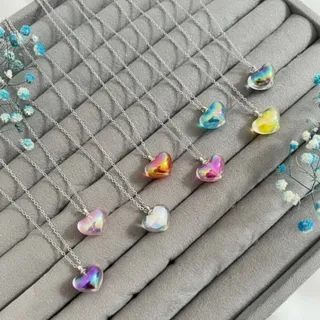 گردنبند قلب سه بعدی