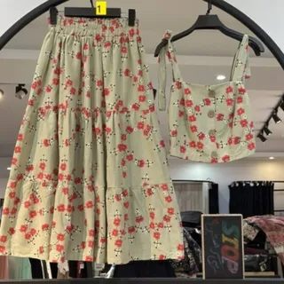 کراپ دامن لینن