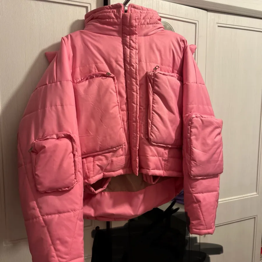 کاپشن صورتی فانتزی