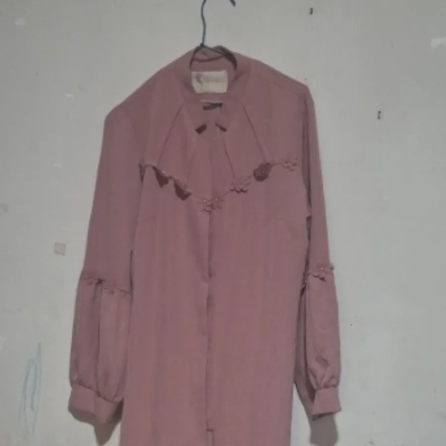 مانتو صورتی بلند