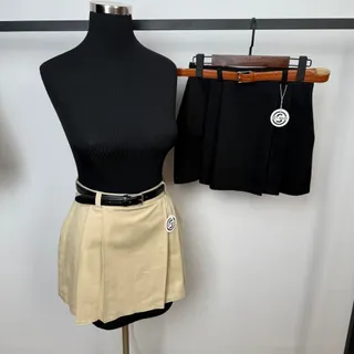 دامن دوپیله کتان