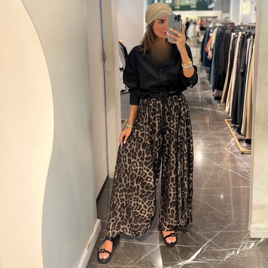 شلوار پلنگی مزونی