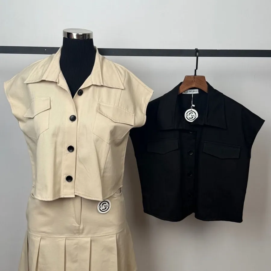 وست یقه دار