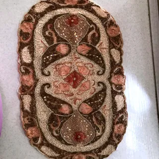 رومیزی پولک دوزی ترک