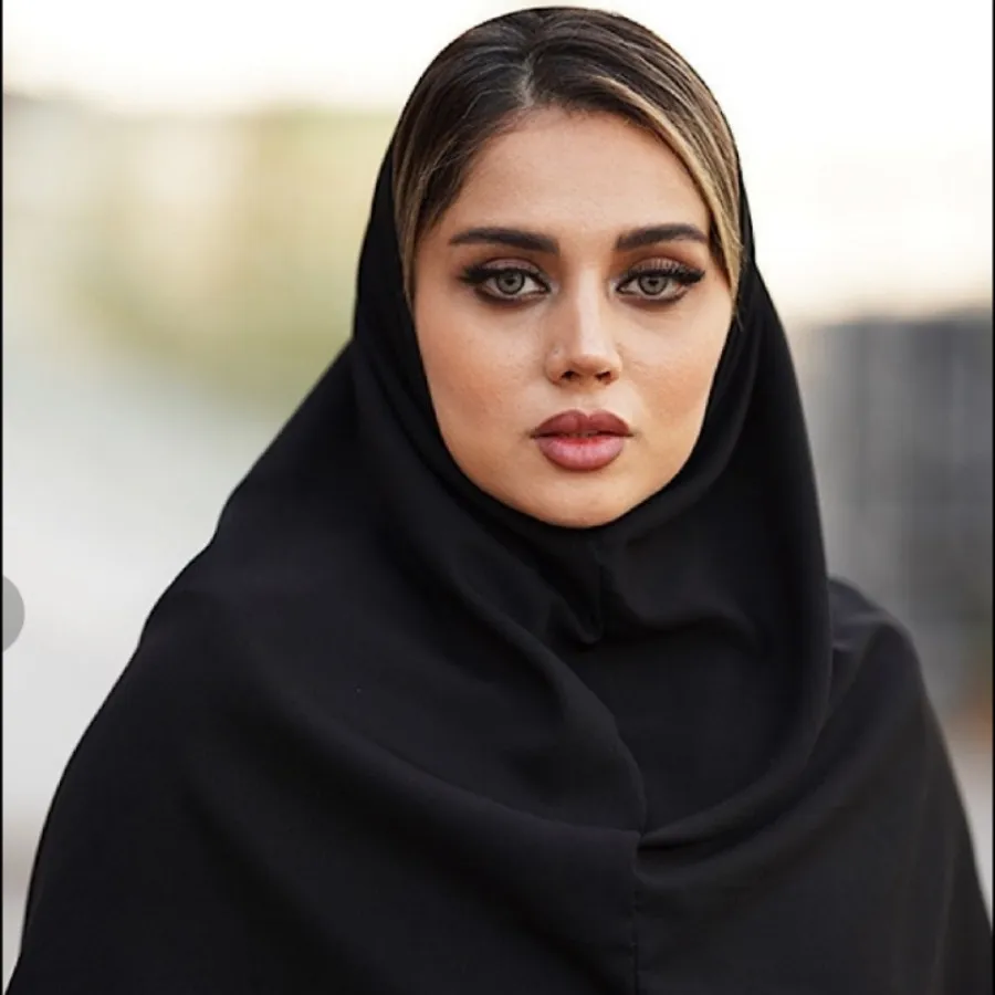 مقنعه کرپ ساده