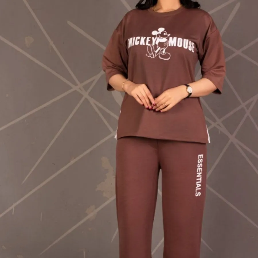 ست تیشرت و شلوار باکسی