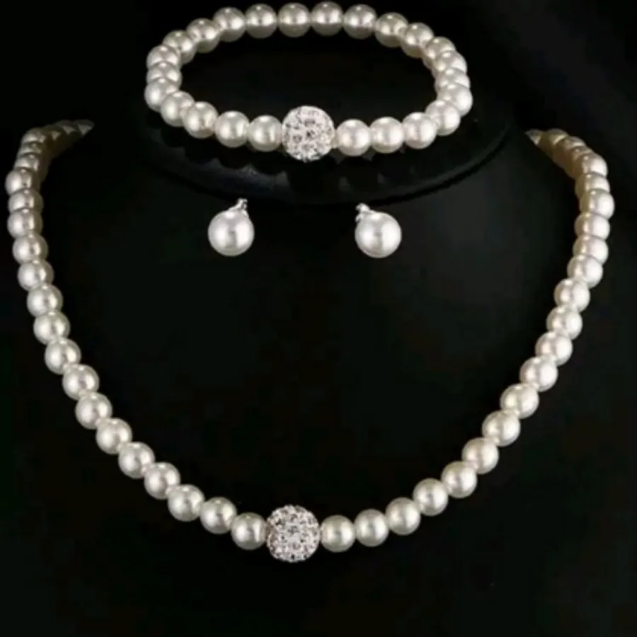 نیم ست مروارید Shein