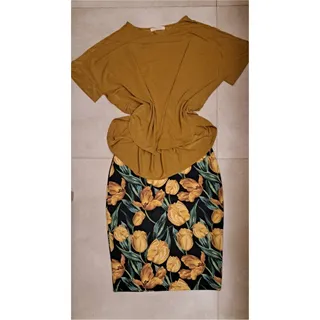 بولیز  ودامن گلدار