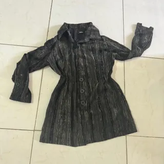 مانتو راه راه‌ سبز ارتشی