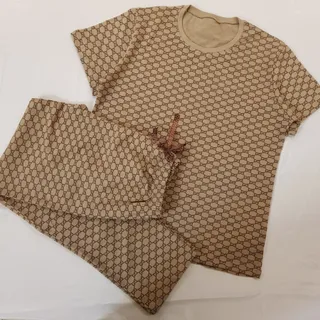 ست تیشرت و شلوار تمام چاپ