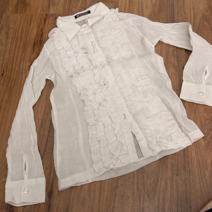 شومیز سفید تابستونی