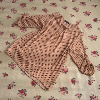 شومیز حریر خالخالی