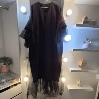 مانتو مشکی مجلسی