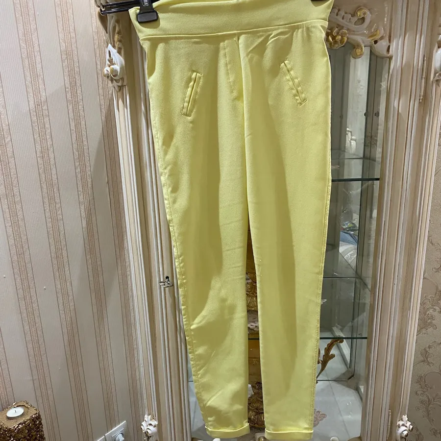 شلوار زرد نو