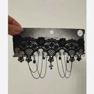 چوکر گیپور آویز دار