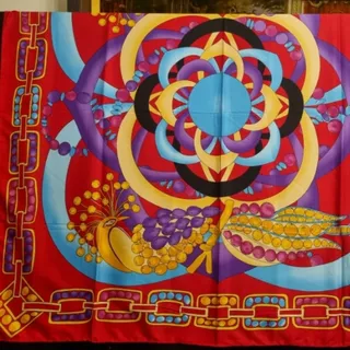 روسری ساتن ابریشم توییل