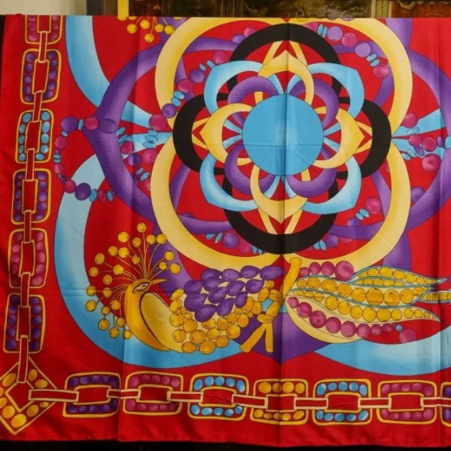 روسری ساتن ابریشم توییل