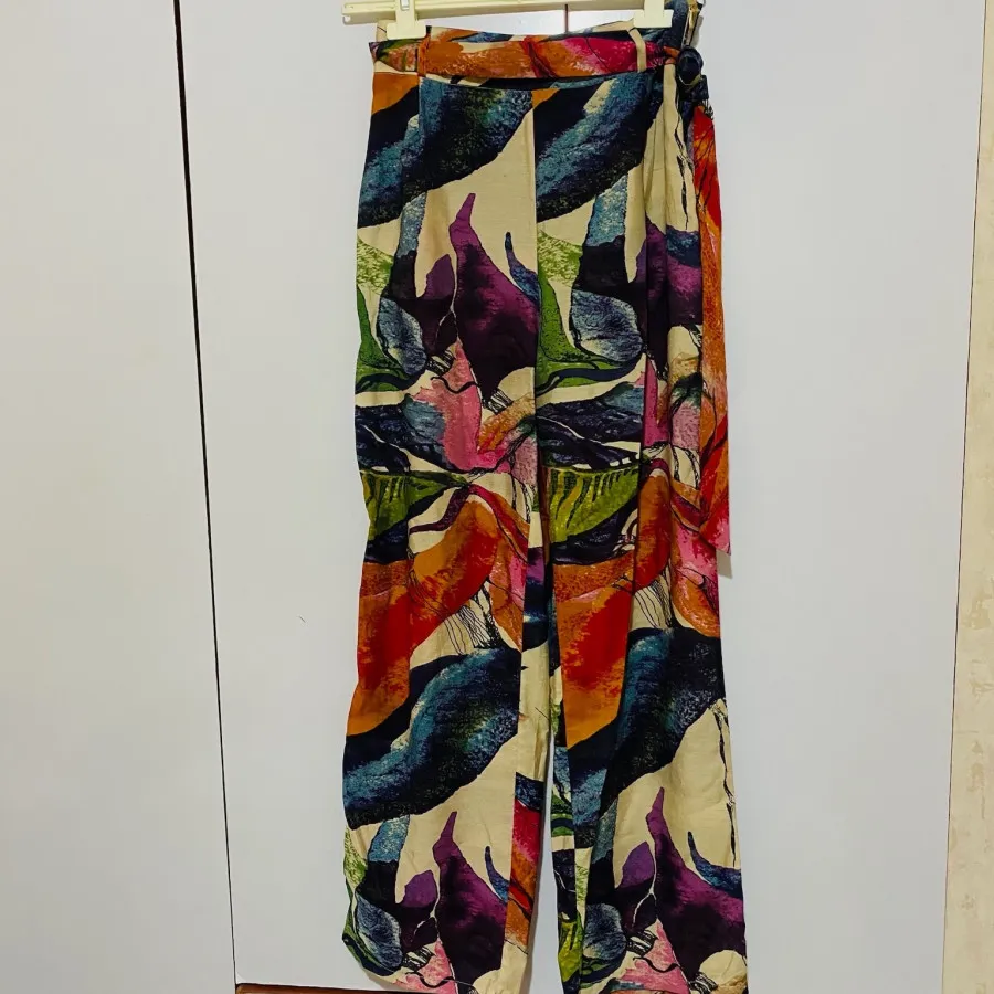 شلوار طرح دار