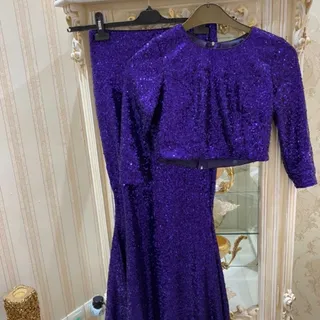 پیراهن مجلسی پولک دار