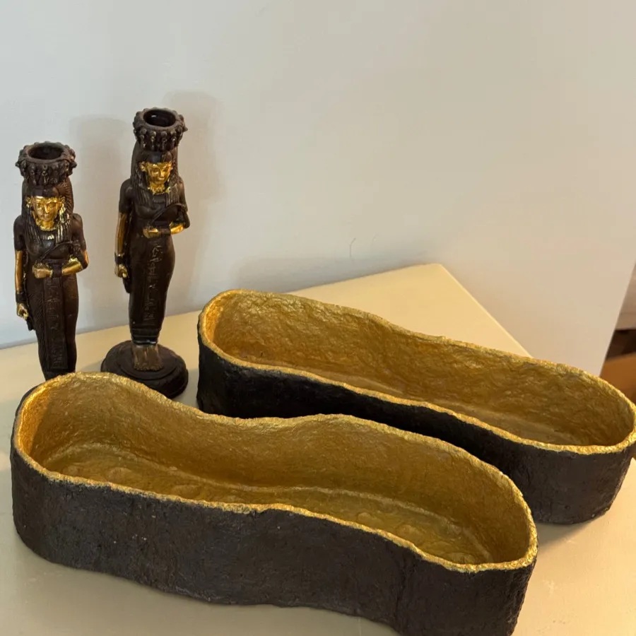 ست جاشمعی و ظروف زن مصری