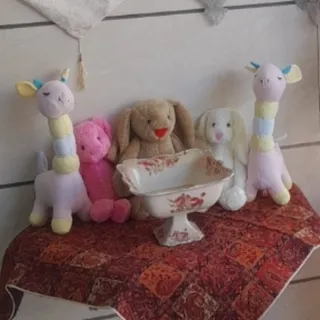 عروسک زرافه گردن حلقه ای